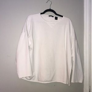 White crew neck